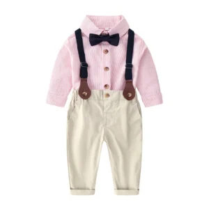 Boys 2-pcs Set Dress Set Wedding Party Flower Boys Dress Suit