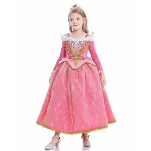 New Girls Cosplay Anna Princess Party Dress