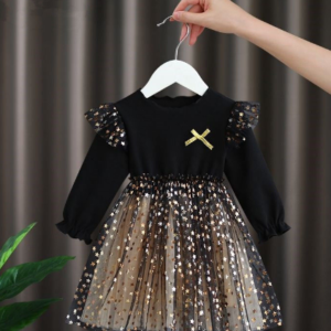 Gold Little Diva Sparkle Dress