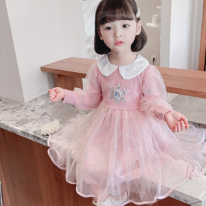 Luxe Princess Collared Party Dress