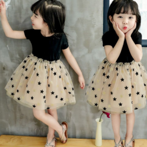 Minnie Mouse Black Polka Party Dress