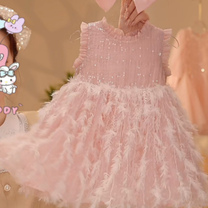 Pink Diamond Dust Party Frock